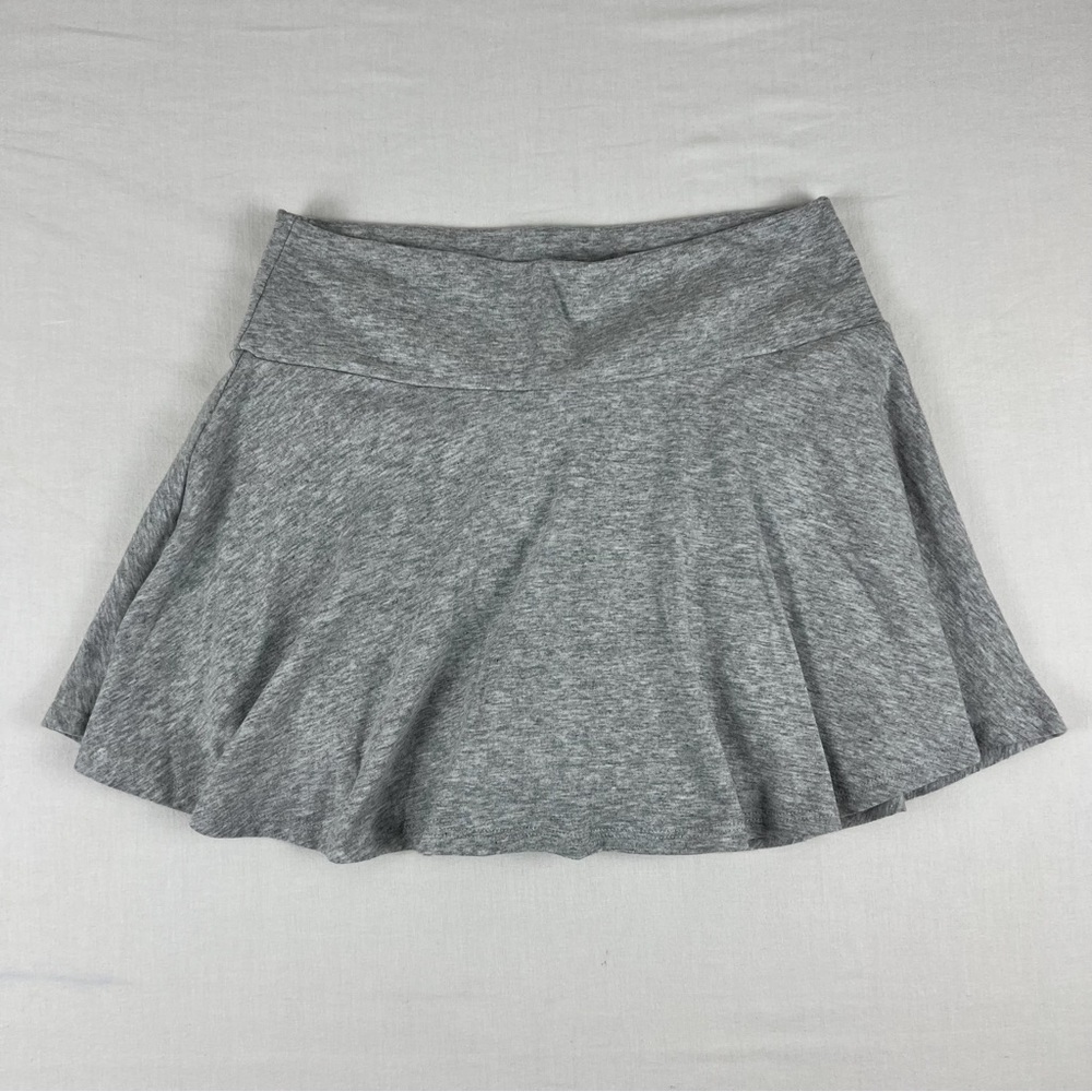 Bozzolo Grey Mini Skirt, Built In Shorts, Size‎ Small
